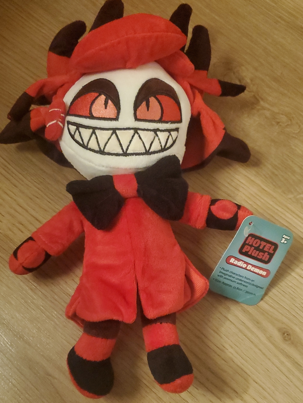 Hazbin Hotel Alastor Radio Demon Plush Toy NWT